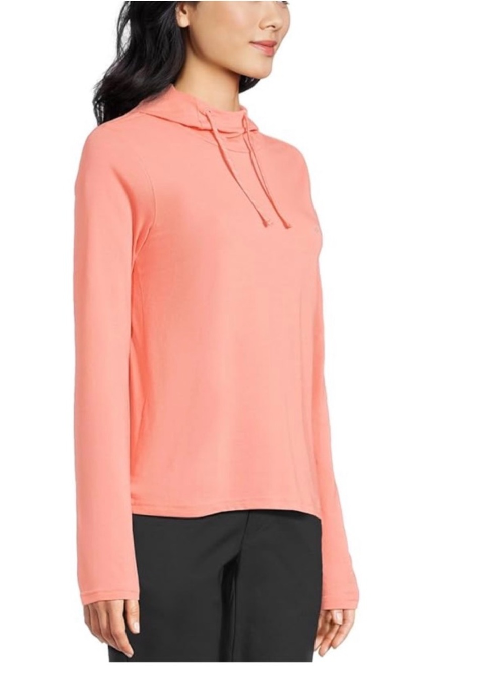 Columbia Women's Coral Long-Sleeve Hoodie Top with side pockets